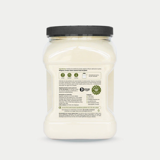 Proteína de Arveja Orgánica 907 g, vista trasera