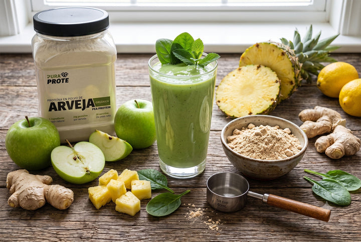 Dragón Verde, receta con proteína de arveja Pura Prote