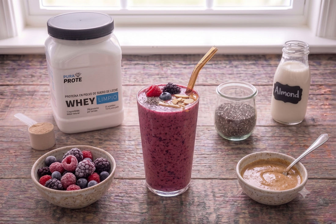 Bayas Proteicas, receta con proteína whey/ISO Pura Prote