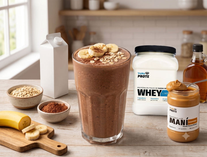 Ganador de masa, receta con proteína whey/ISO Pura Prote