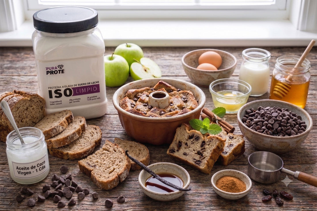 Prote Budín por Nancy, receta con proteína whey/ISO Pura Prote