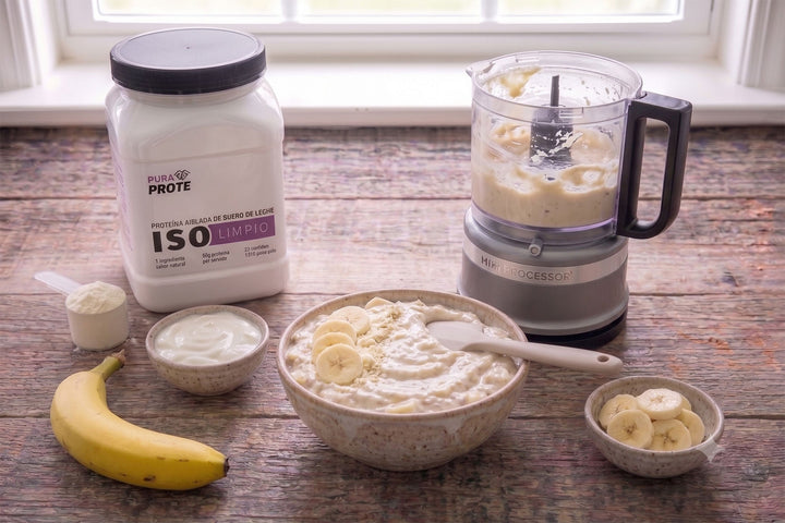 Prote Yogur, receta con proteína whey/ISO Pura Prote