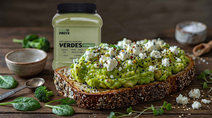 Toast verde con aguacate