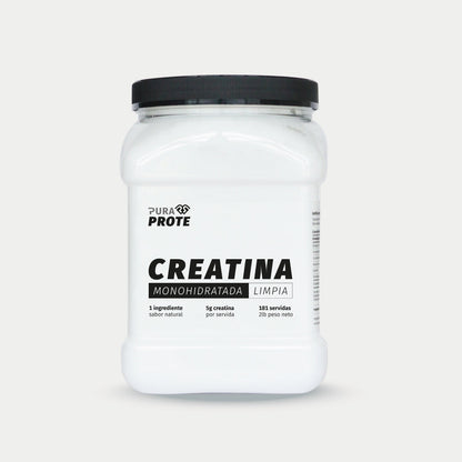 imagen frontal del tarro de la creatina limpia 181 porciones