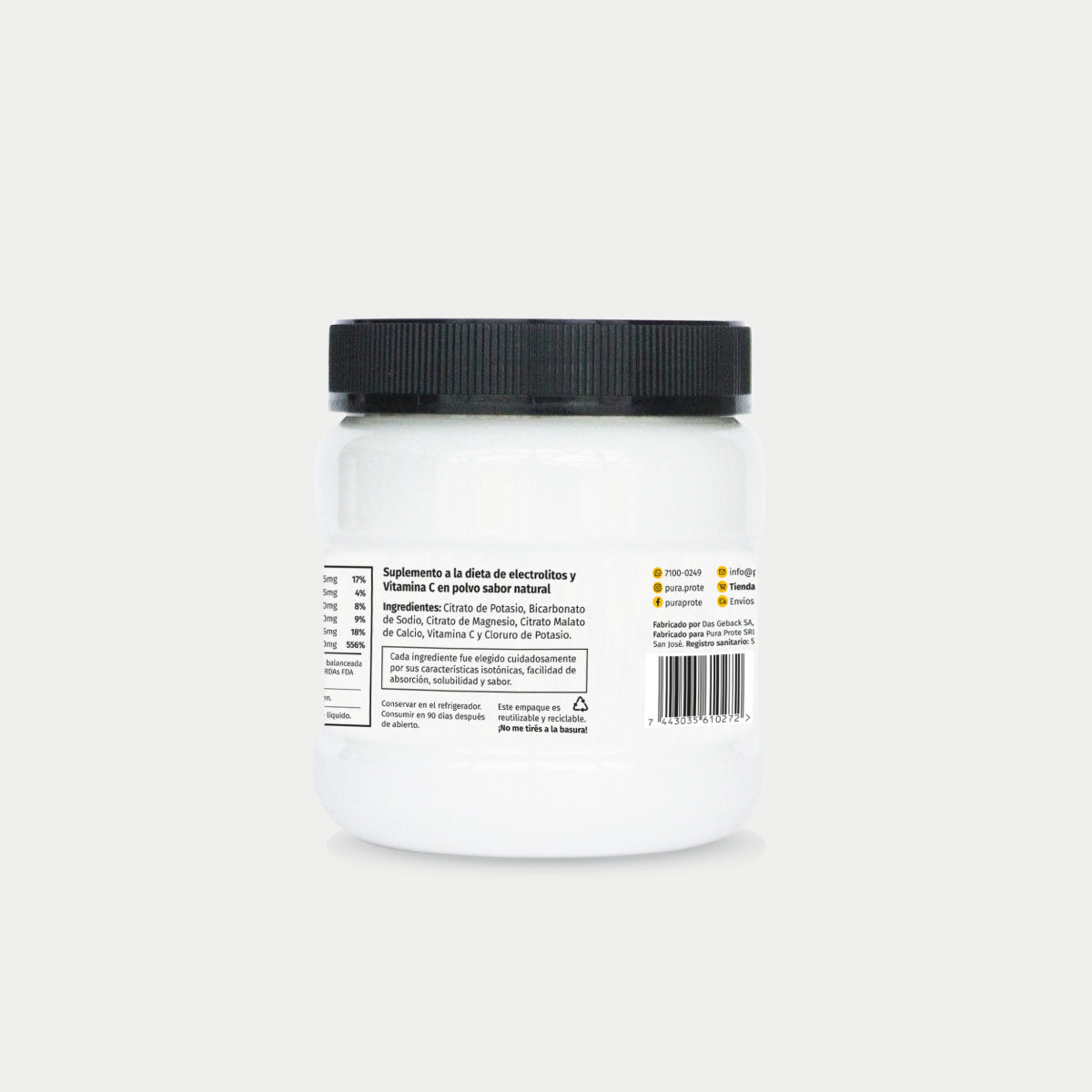 imagen del dorso de la etiqueta de los electrolitos con los ingredientes