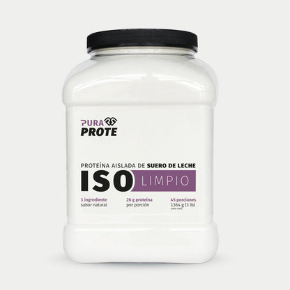 Proteína ISO Limpio 1361 g, vista frontal
