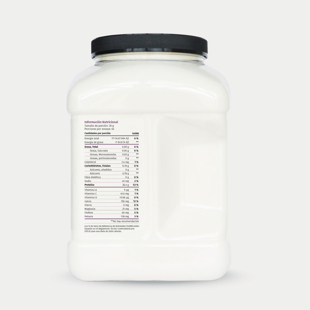 Proteína ISO Limpio 1361 g, vista lateral derecha