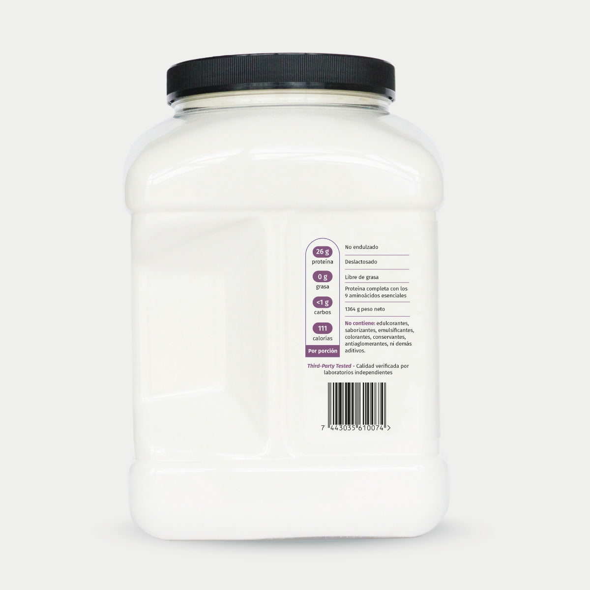 Proteína ISO Limpio 1361 g, vista lateral izquierda