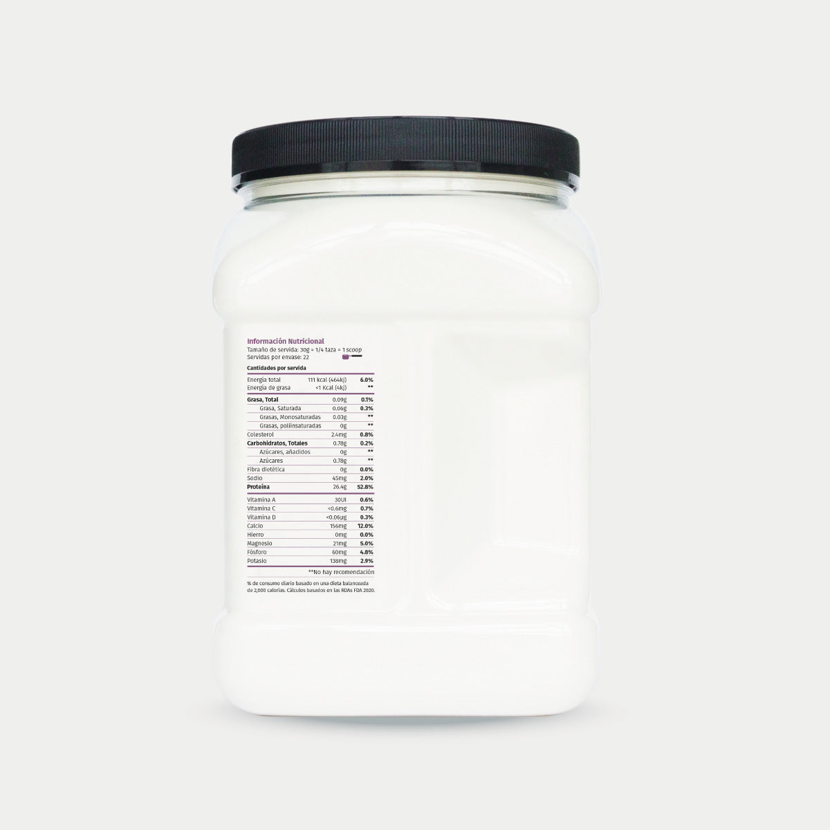 Proteína ISO Limpio 680 g, vista lateral derecha