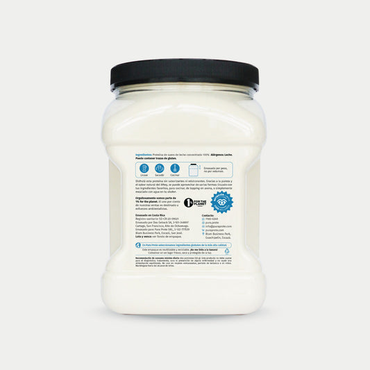 Proteína Whey Limpio 680 g, vista trasera