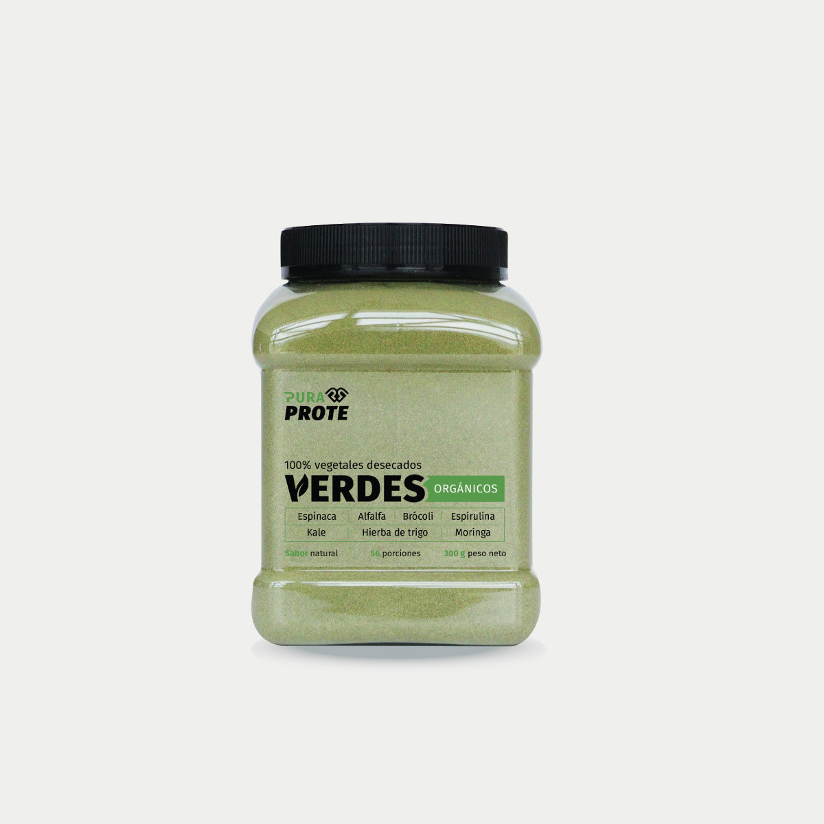 Verdes Orgánicos 300 g, vista frontal