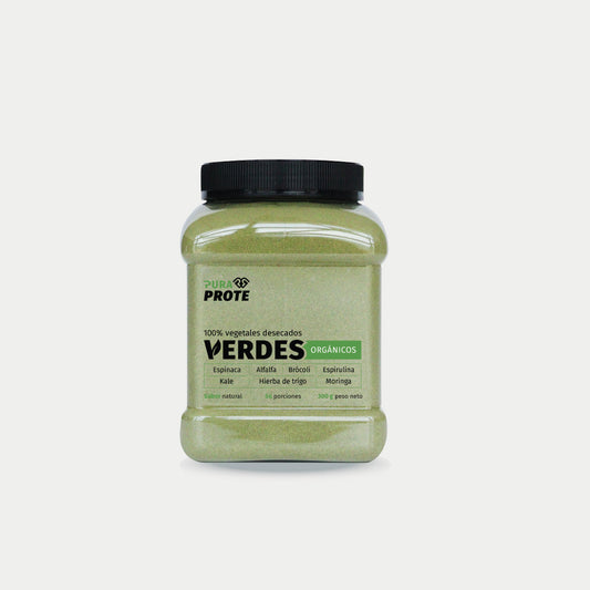 Verdes Orgánicos 300 g, vista frontal